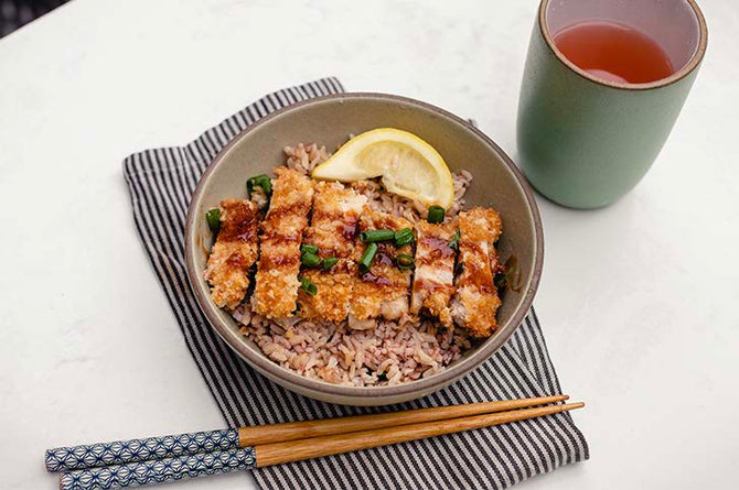 Fitbit Healthy Recipe: Baked Gluten-Free Chicken Katsu